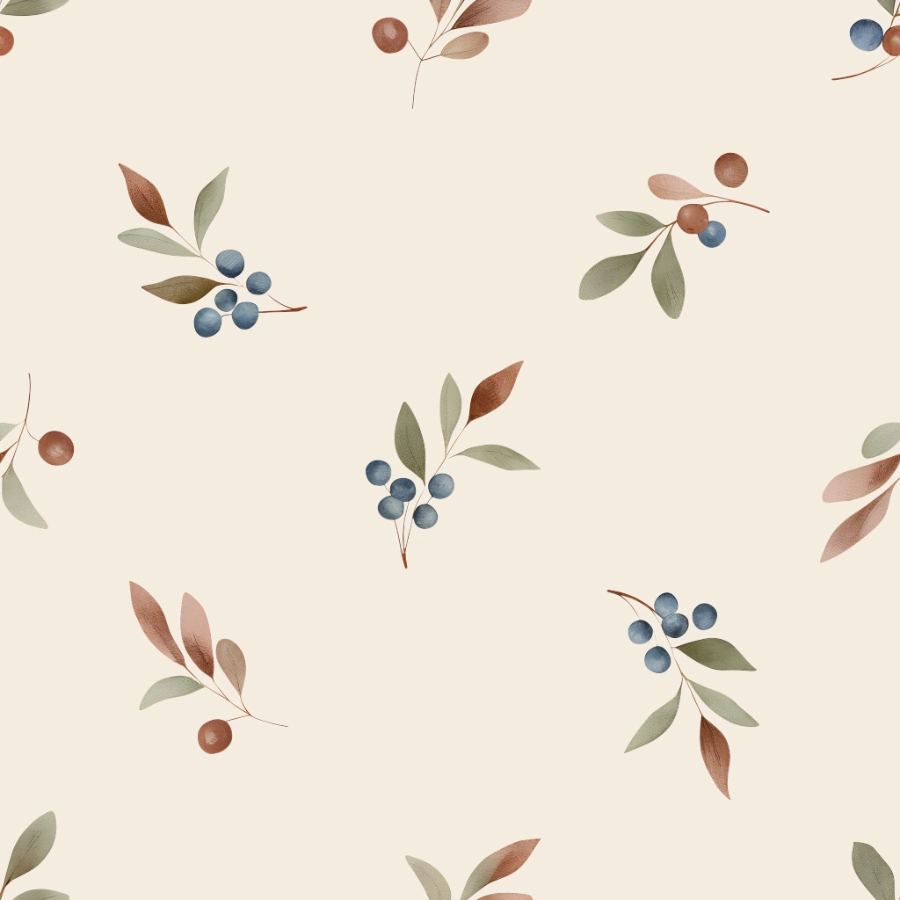 Muslin Swaddle - Blueberries