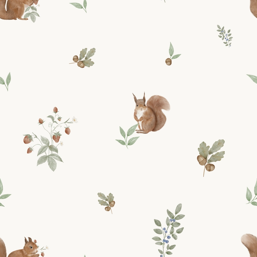 Muslin Swaddle - Squirrels
